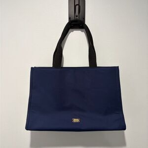 Frances Valentine Kate CEO Nylon Shopper Tote Bag Blue